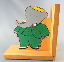 Babar - Vilac Wooden Money-Book Ends Babar & Celeste