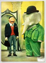 Babar - Yvon Post Card (1968) - #02 Babar buys a hat