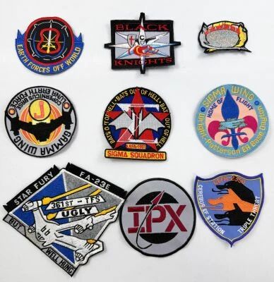 Babylon 5 - Lot of  9 Embroidered Patches (Insignia)
