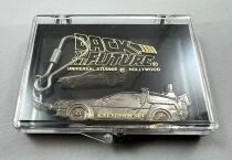 Back to the Future - DeLorean Souvenir Pin and Keychain Set (1993) 