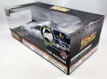 Back to the Future - Jada - 1:24 Scale Delorean Time Machine \ Frost\  Part.1 with lights