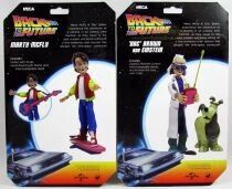 Back to the Future Animated Series - NECA - Set of 2 figures : Marty McFly & Doc Brown with Einstein