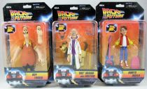 Back to the Future Animated Series - NECA - Set of 3 figures : Marty McFly, Biff Tannen, Doc Brown & Einstein