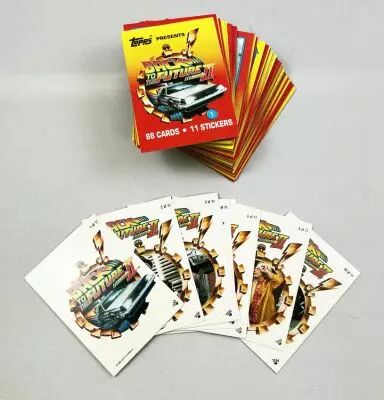 Back to The Future II - Topps Trading Cards (1989) - S�rie compl�te 88 cartes + 11 stickers