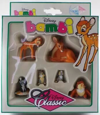 Bambi - Kid\'M Disney Classic - Set of 6 PVC Figures Mint in Box
