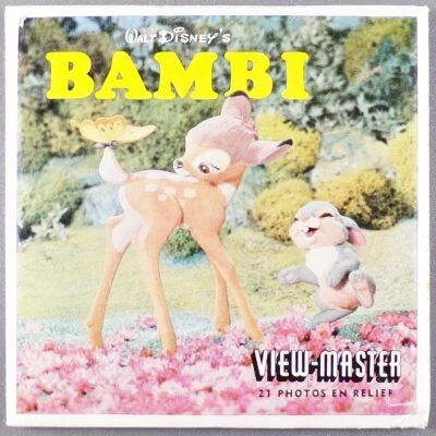 Bambi - Livret & 3 Disques View-Master 3D R�f. B 400 -F