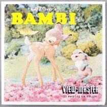 Bambi - Livret & 3 Disques View-Master 3D R&eacute;f. B 400 -F