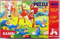 Bambi - Puzzle 45 pièces 20x26cm - Nathan 1979