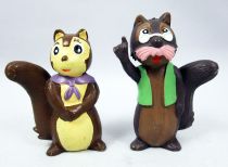 Bannertail : The Story of Gray Squirrel - Série de 10 figurines PVC - Maia & Borges