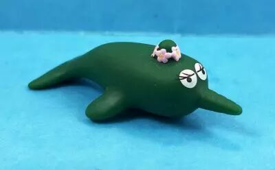 Barbapapa - Figurine Jouet de Bain - Barbalala Narval