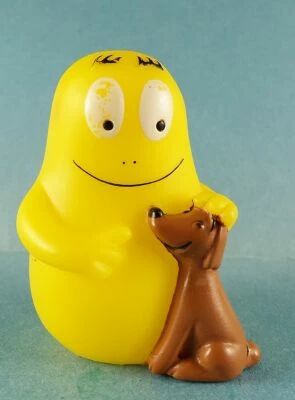 Barbapapa - Figurine Jouet de Bain Plastoy - Barbidou et le Chien
