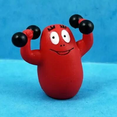 Barbapapa - Figurine PVC Plastoy - Barbidur halt�rophile