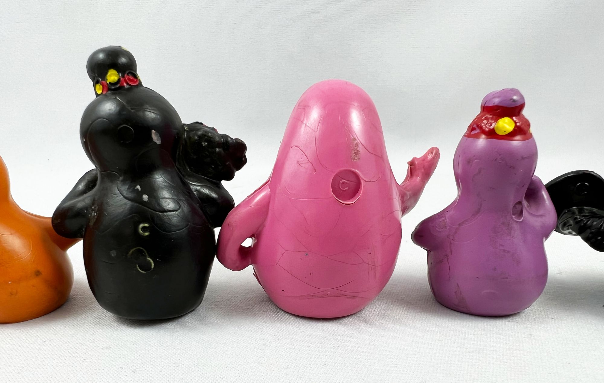 Barbapapa - Caoutchouc Delacoste Set complet de 9 figurines