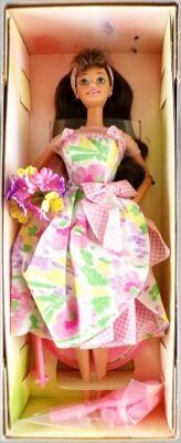 Barbie - Barbie Spring Petals Caucassian Brunette Avon Exclusive - Mattel 1996 (ref. 16871)