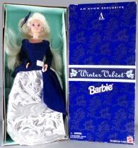 Barbie - Barbie Winter Velvet Caucassian Blonde Exclusivité Avon - Mattel 1995 (ref. 15571)