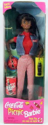 Barbie Coca Cola Picnic Barbie black Mattel 1997 ref.19627