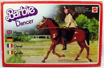Barbie - Dancer le cheval de Barbie - Mattel 1977 (ref.90-7385)