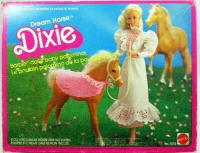 Barbie - Dixie le Poulain Palomino de Barbie - Mattel 1983 (ref.7073)