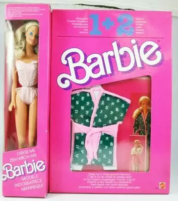 Barbie - Dress Me Barbie Mod�le avec 2 habillages - Mattel 1988 (ref.3370)