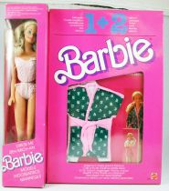 Barbie - Dress Me Barbie Modèle avec 2 habillages - Mattel 1988 (ref.3370)