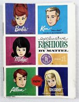 Barbie - Exclusive Fashions by Mattel 1963 (Set de 4 Mini-Catalogues)