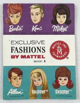 Barbie - Exclusive Fashions by Mattel 1964 (Set de 4 Mini-Catalogues)
