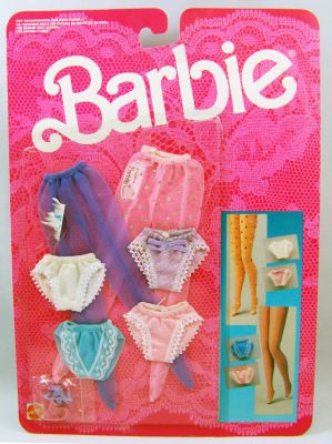 Barbie tenues vintage Fancy frills lingerie European only 1986 