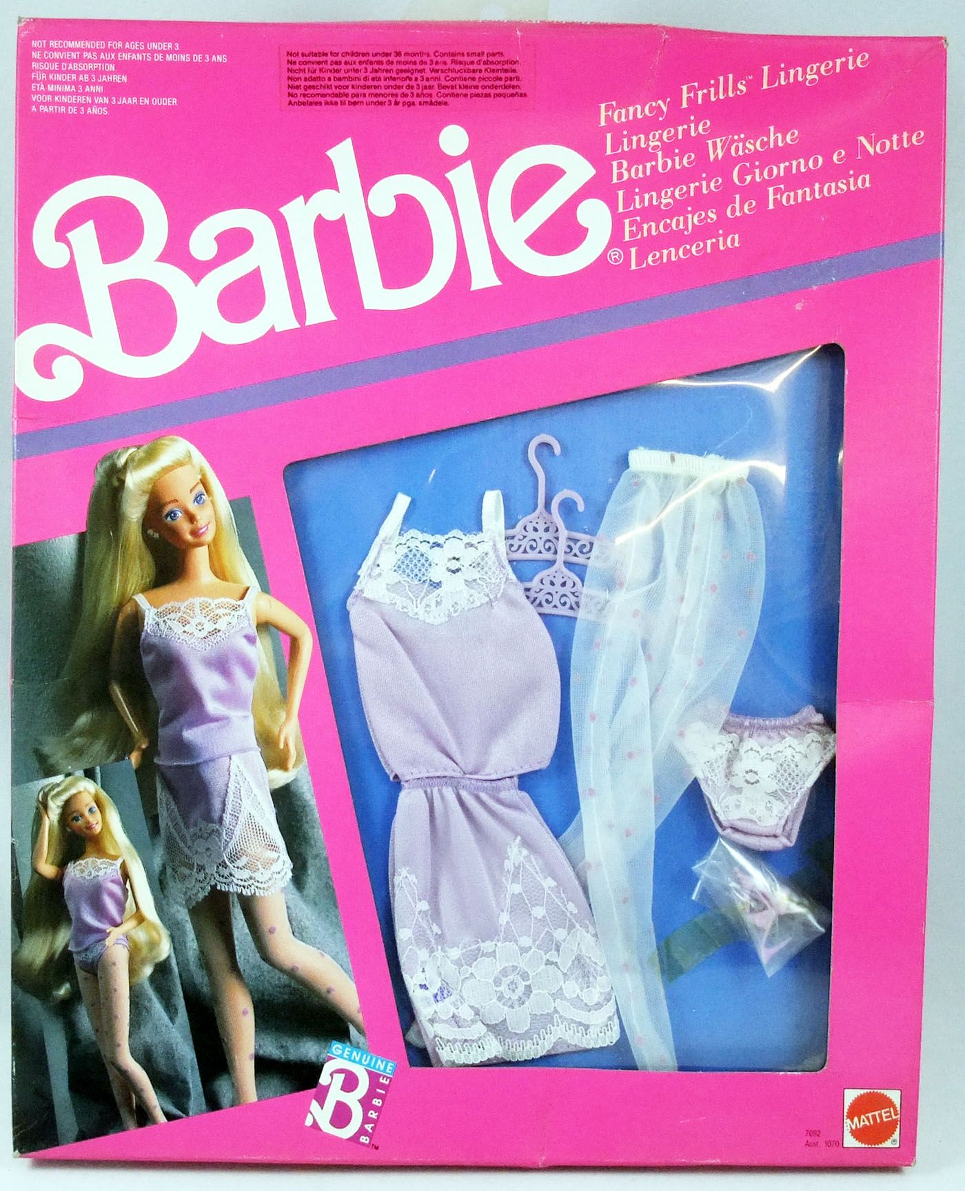 Barbie - Fancy Frills Lingerie - Mattel 1989 (ref.7092)