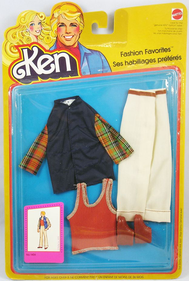 1980 Vintage Barbie Ken Doll & Fashion.