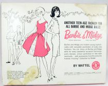 Barbie - Habillage Barbie & Midge \ Slumber Party\  - Mattel 1965 (ref.1642)