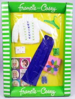 Poupée Barbie Mattel 1989 - Chien Collie Turquoise Articulé - Accessoires Inclus - Vintage