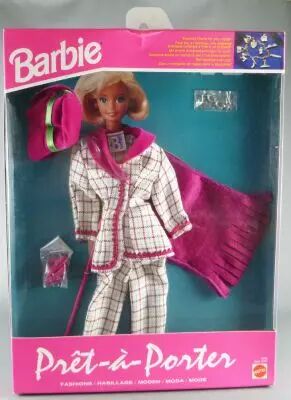 Barbie - Habillage Pr�t-�-porter pour Barbie - Mattel 1993 (ref.10764)