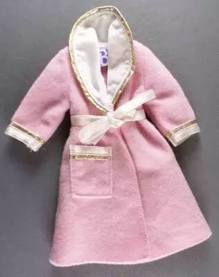 Barbie - Habillage Robe de Chambre Polaire Rose Fashion Avenue - Mattel 1995 (ref.12173)
