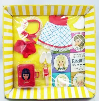 Barbie - Habillage Tutti & Chris \ Let\'s Play Barbie\  - Mattel 1966 (ref.3608)