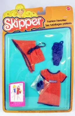 Barbie - Habillages Pr�f�r�s de Skipper - Beach Party \ fishnet version\  - Mattel 1979 (ref.1409)