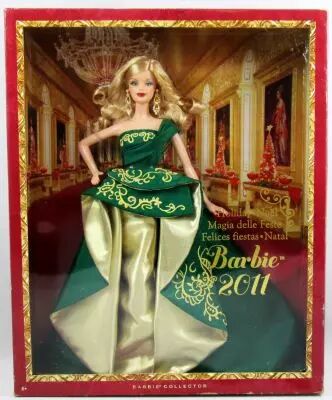 Barbie - Holiday Barbie No�l 2011 - Mattel 2010 (ref. T7914)