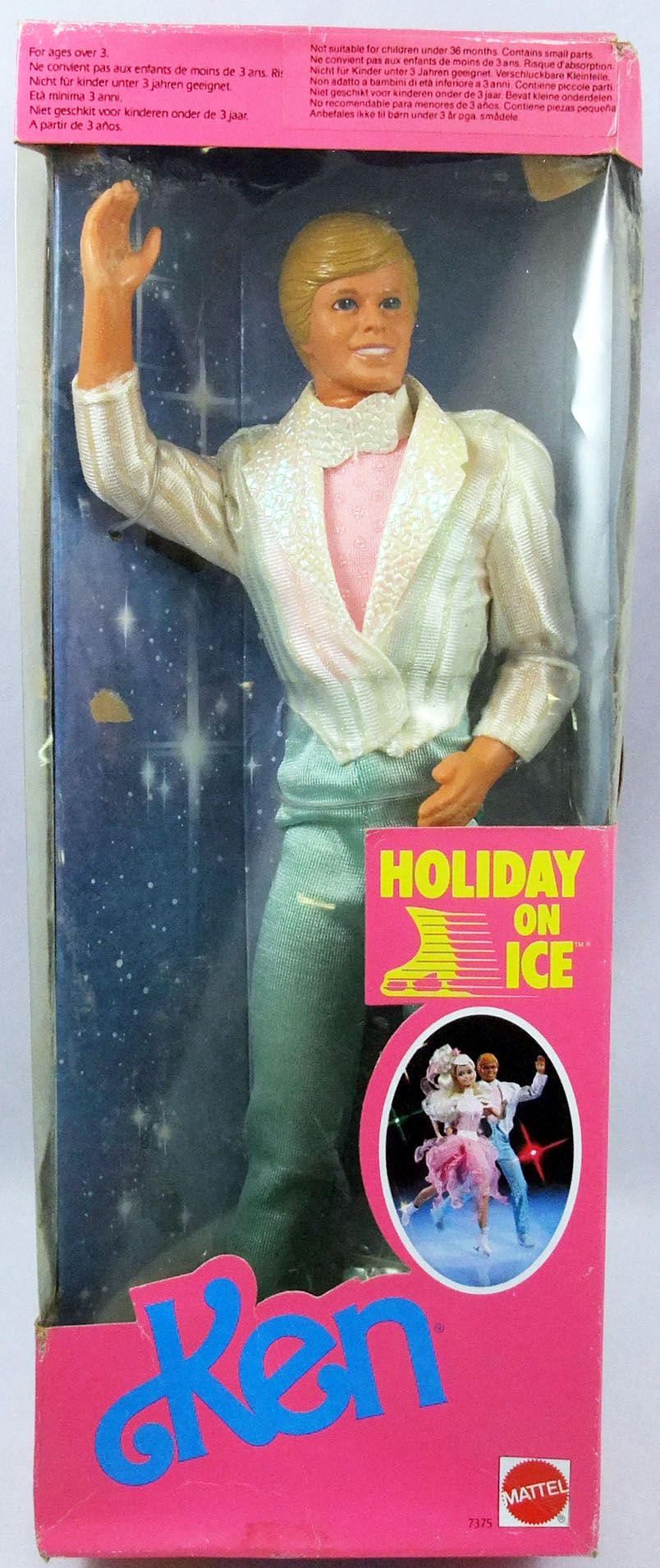 Welkom Gedragen Bijdragen Barbie - Holiday On Ice Ken - Mattel 1989 (ref.7375)