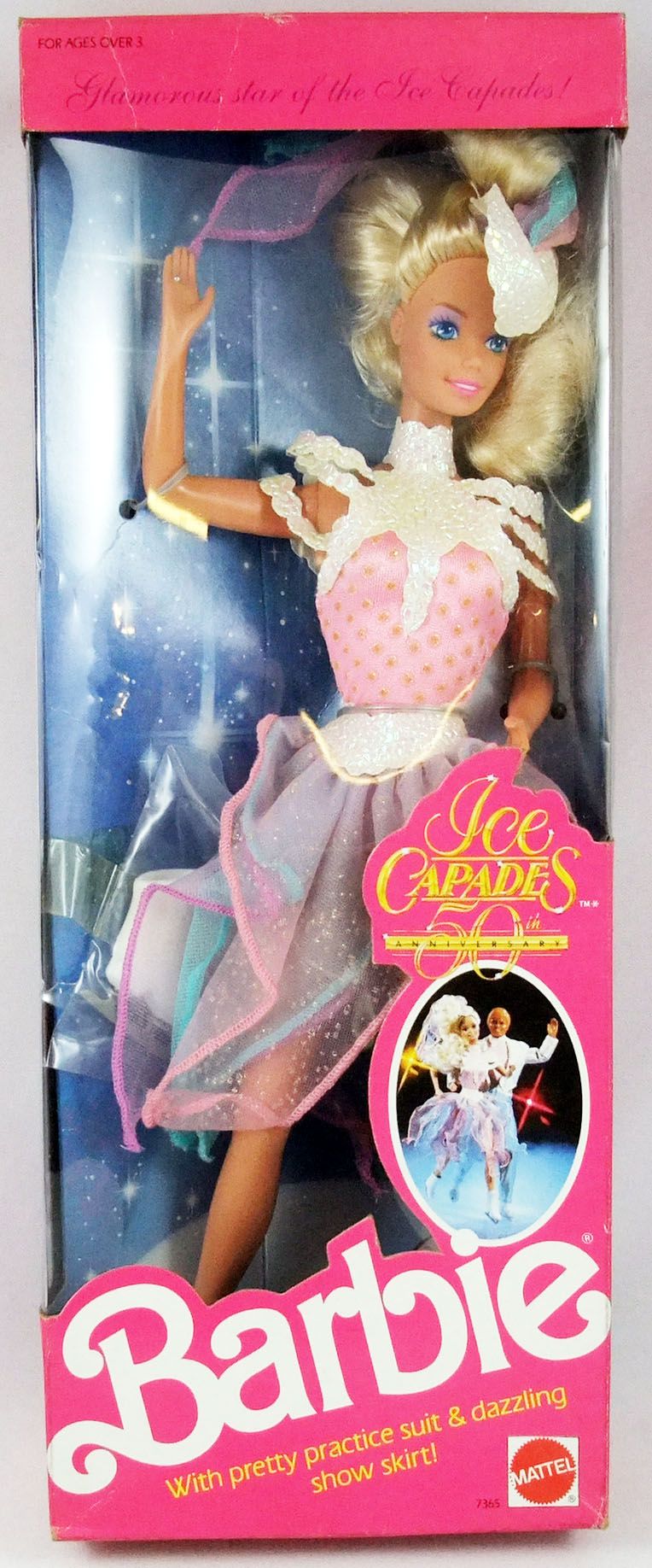 Barbie - Ice Capades 50th Anniversary Barbie - Mattel 1989 (ref.7365)