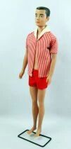 Barbie - Ken, Barbie\'s Boyfriend (brun) - Mattel 1962 (ref.750) + Fun on Ice ref.0791