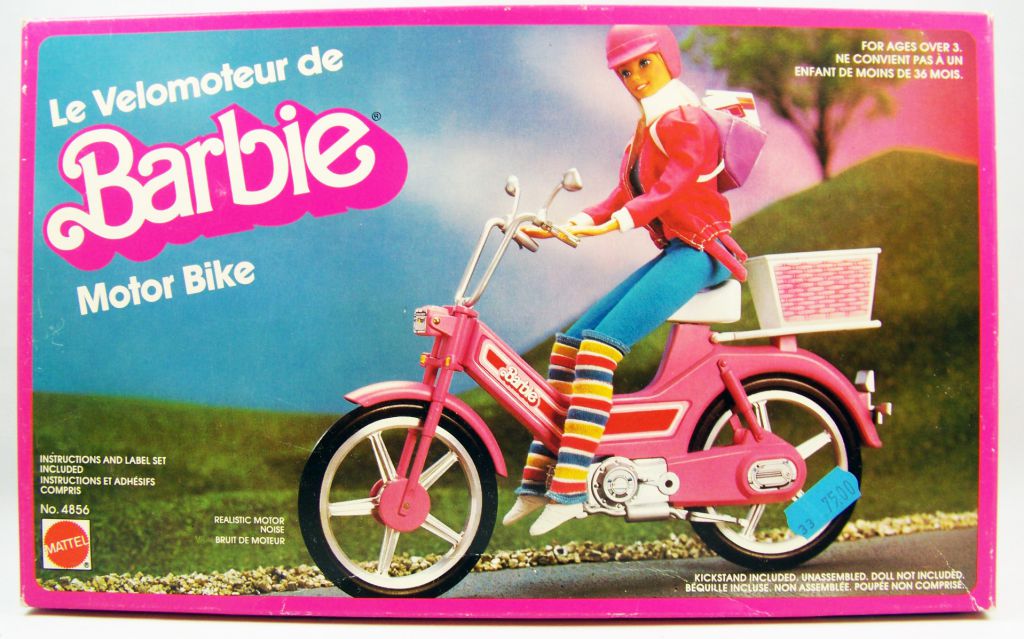 vintage barbie motorcycle