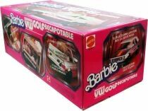 Barbie - Nouvelle VW Golf D&eacute;capotable Chrom&eacute;e  - Mattel 1984 (ref.7873)