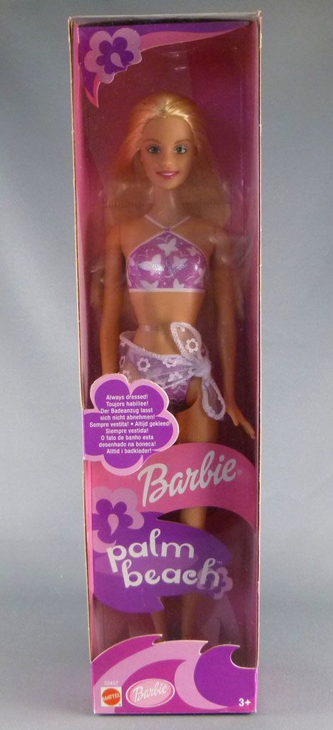 grote Oceaan systeem Fobie Barbie - Palm Beach Barbie - Mattel 2001 (ref. 53457)