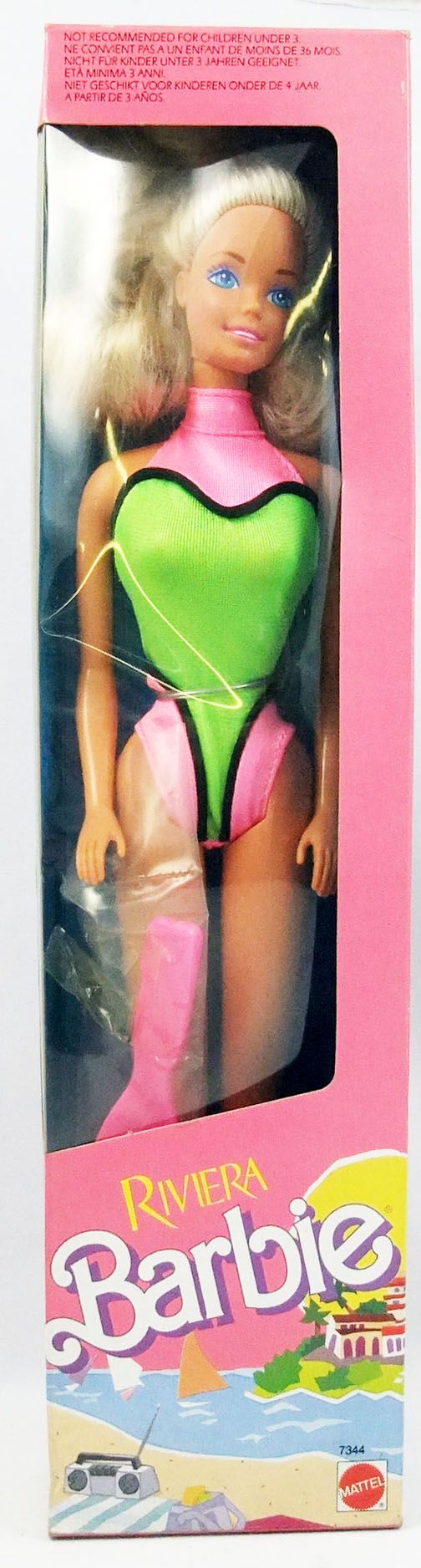 Verwoesten wervelkolom College Barbie - Riviera Barbie - Mattel 1989 (ref.7344)