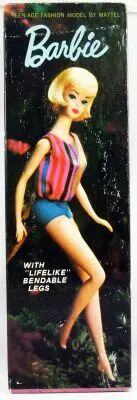 Barbie - Teenage Fashion Model (American Girl Blond) - Mattel 1964 (ref.1163) - German Market Exclusive