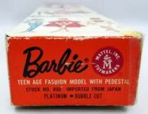 Barbie - Teenage Fashion Model (Platinum Bubble Cut) - Mattel 1962 (ref.850) + extra fashions