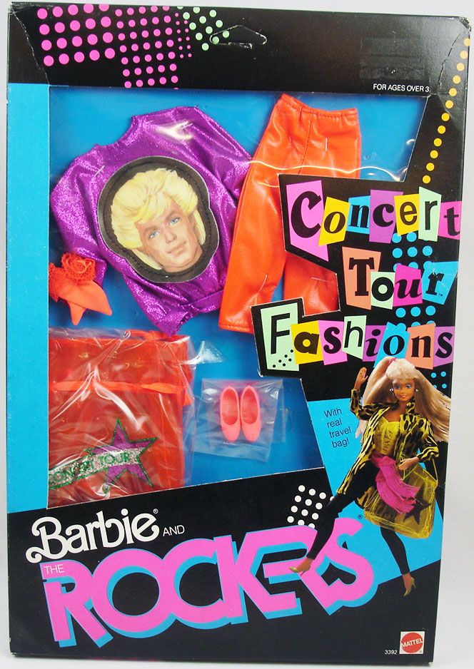 Barbie The Rockers Concert Tour Fashions Mattel Ref