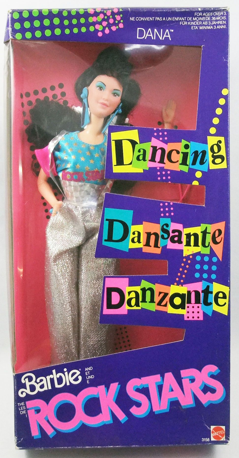 Barbie \u0026 The Rockers Dancing Dana - Mattel 1986 (ref.3158)