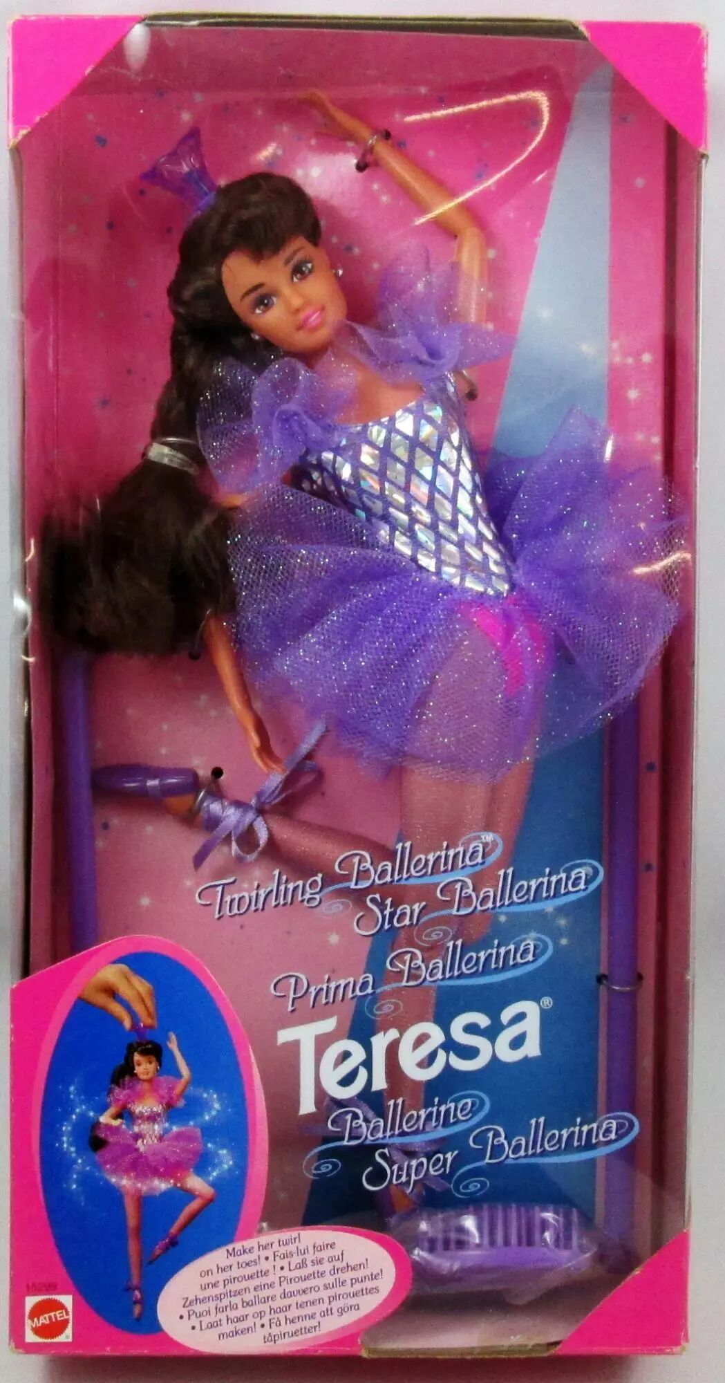 Twirling Ballerina Teresa Doll - Bambola Con Corona Girevole - Pieghevole E Movimento - Giocattolo Per Bambine