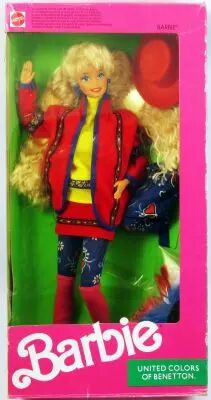 Barbie - United Colors of Benetton Barbie - Mattel 1990 (ref.9404)