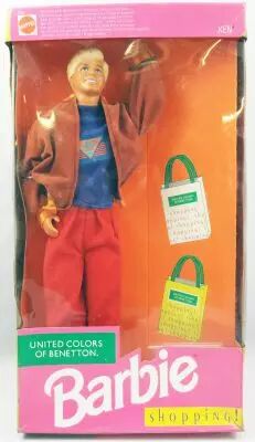 Barbie - United Colors of Benetton Shopping! Ken - Mattel 1991 (ref.4876)